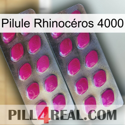 Pilule Rhinocéros 4000 10